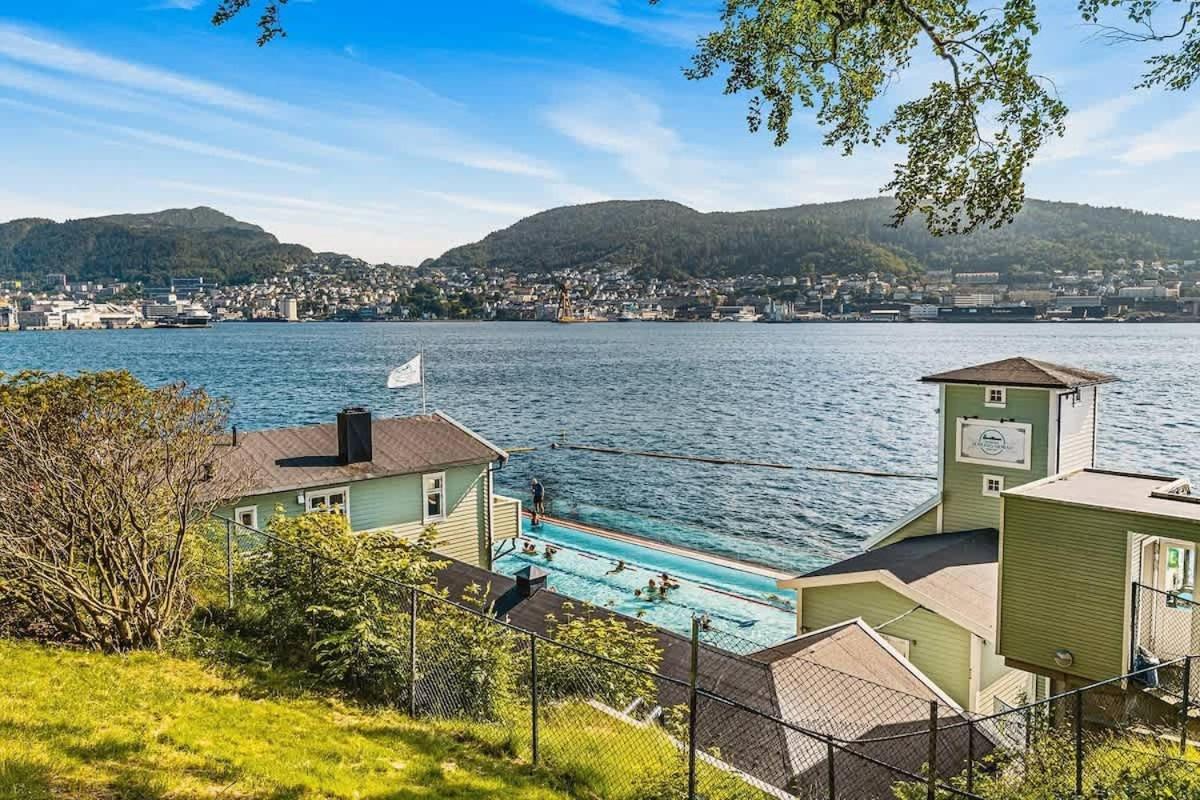 Dinbnb Apartments I Mid-City Luxury With Mini Balcony And Smart Tv & Sound System Bergen Exterior foto