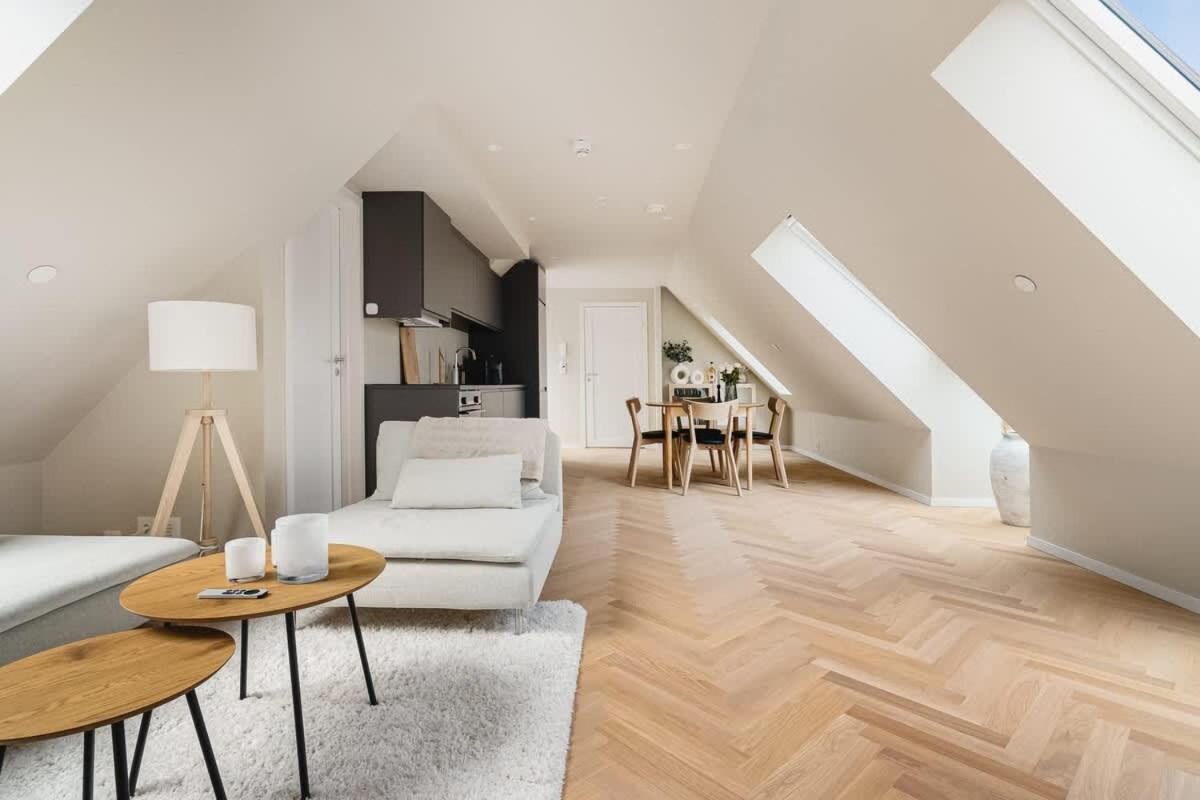 Dinbnb Apartments I Mid-City Luxury With Mini Balcony And Smart Tv & Sound System Bergen Exterior foto