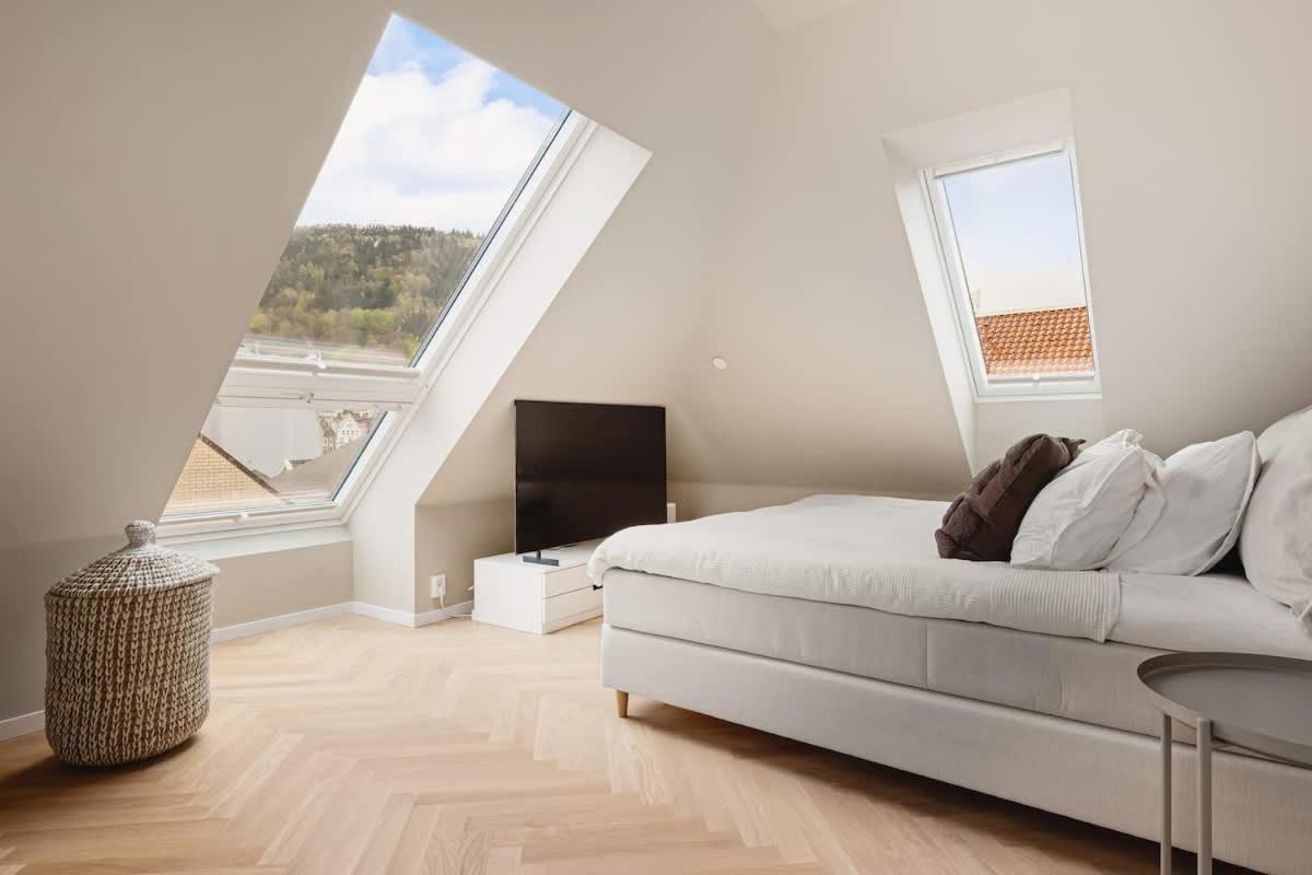 Dinbnb Apartments I Mid-City Luxury With Mini Balcony And Smart Tv & Sound System Bergen Exterior foto